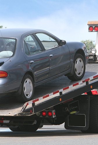 Car Being Towed