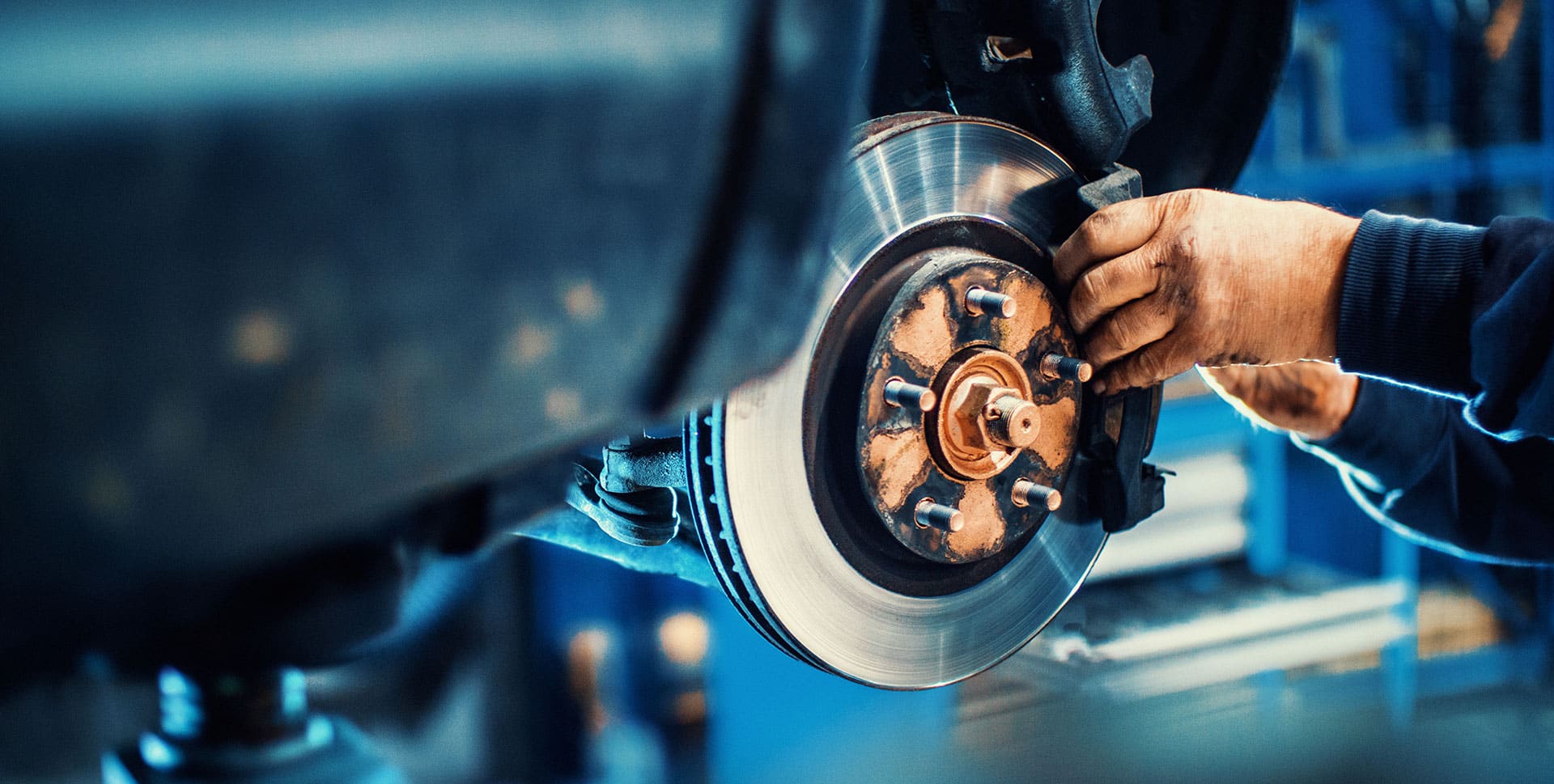 Man Working On Tyres